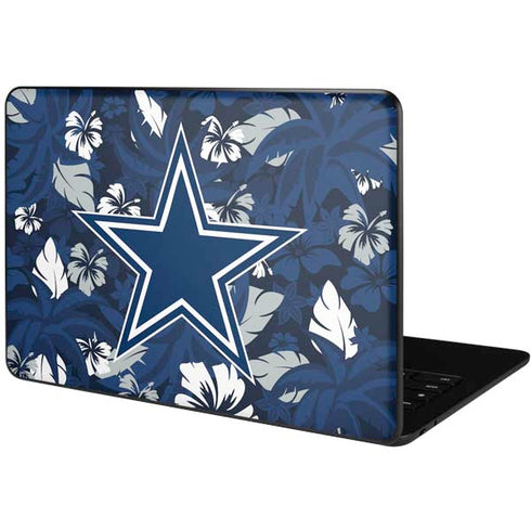 NFL Dallas Cowboys Tropical Print Google Pixelbook Go Skin